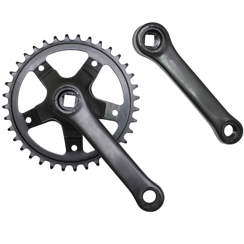 Pédalier city P2R acier 127 mm plateau 36 dents