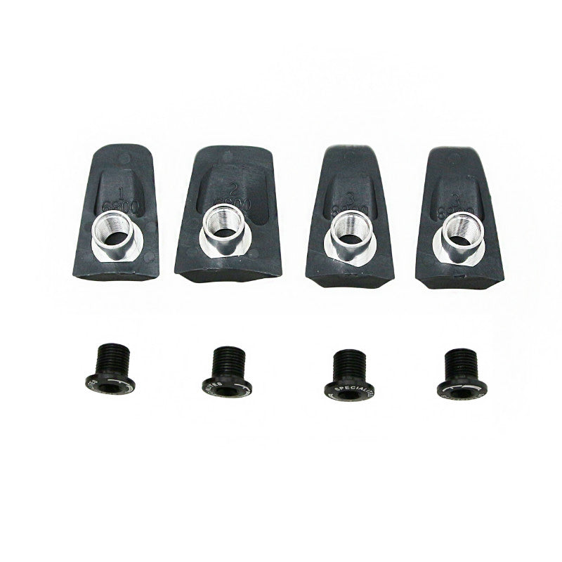 Intravis-capot de pédalier Spécialités TA noir pour plateau X110 (jeu de 4) – Shimano Ultegra 6800