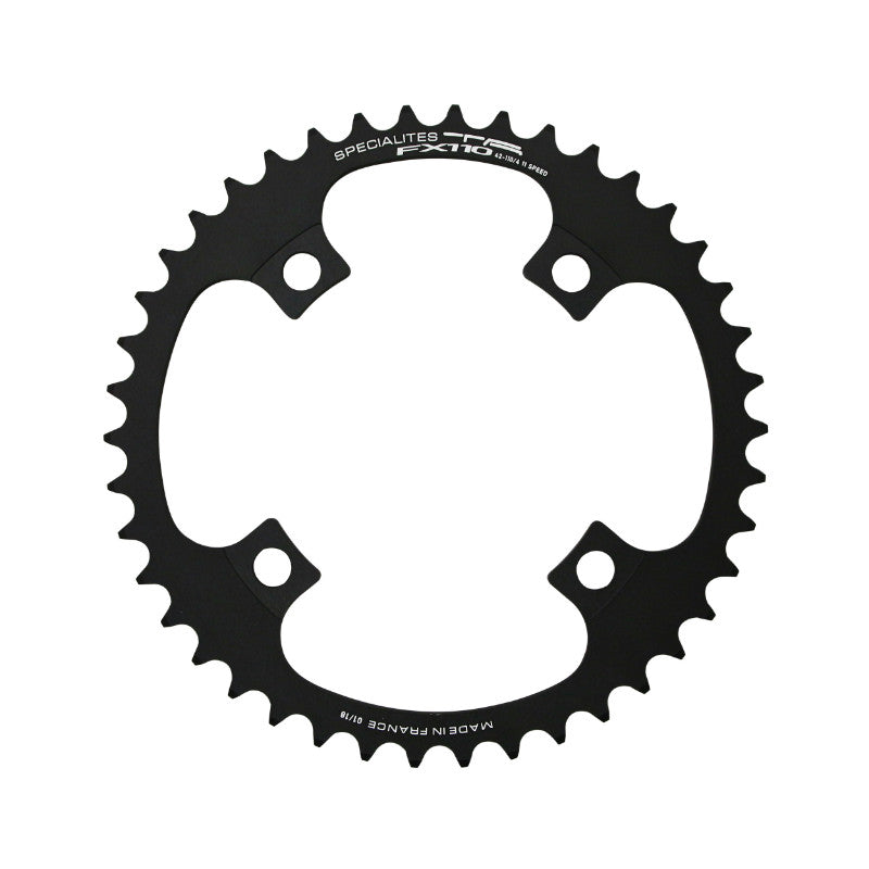 Plateau route TA FX110 4 br. 110 mm intérieur noir 11-10 v – 42 dents
