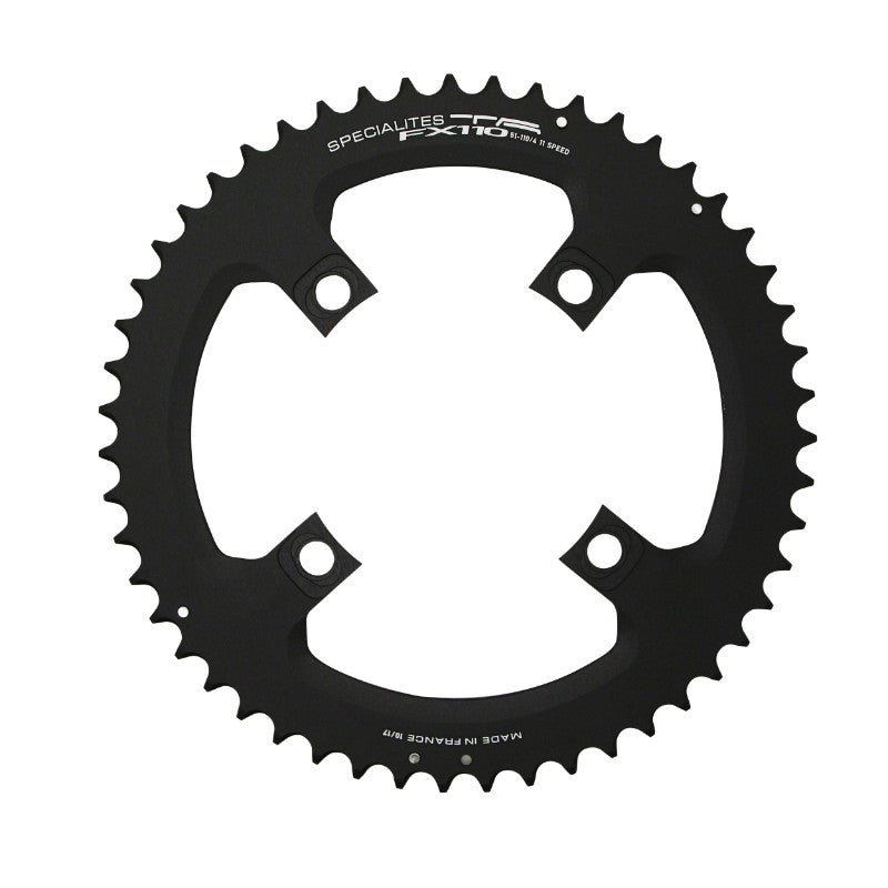 Plateau route TA FX110 4 br. 110 mm extérieur noir 11-10 v – 51 dents