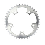 Plateau route TA Zephyr 5 br. 110 mm type Shimano extérieur argent 9-10 v – 40 dents