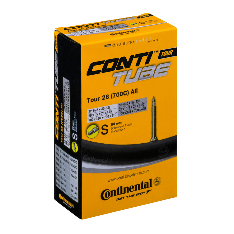 Chambre à air 700 x 32-47 Continental valve Presta obus démontable 60 mm