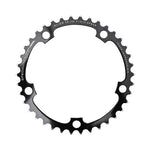 Plateau route TA Alize 5 br. 130 mm type Shimano intérieur noir 8-9-10 v – 38 dents
