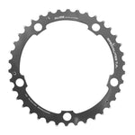 Plateau route TA Alize 5 br. 130 mm type Shimano milieu triple argent 8-9-10 v – 38 dents