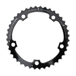 Plateau route TA Alize 5 br. 130 mm type Shimano milieu triple noir 8-9-10 v – 38 dents
