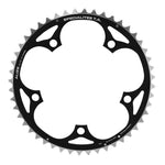 Plateau route TA Alize 5 br. 130 mm type Shimano extérieur noir 8-9-10 v – 48 dents