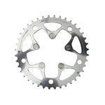 Plateau route TA Alize 5 br. 130 mm type Shimano porteur triple argent 8-9-10 v – 39 dents