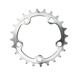 Plateau route TA Zelito 5 br. 74 mm type Shimano intérieur triple argent 9-10 v – 24 dents