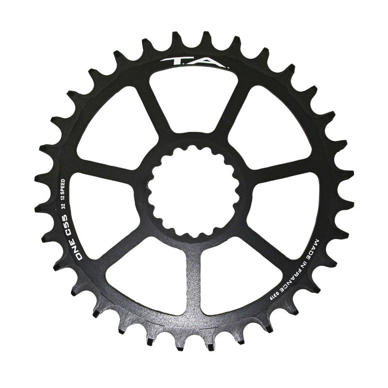 Plateau VTT TA One C55 Direct Mount noir 10-11-12 v déport 6 mm – 32 dents