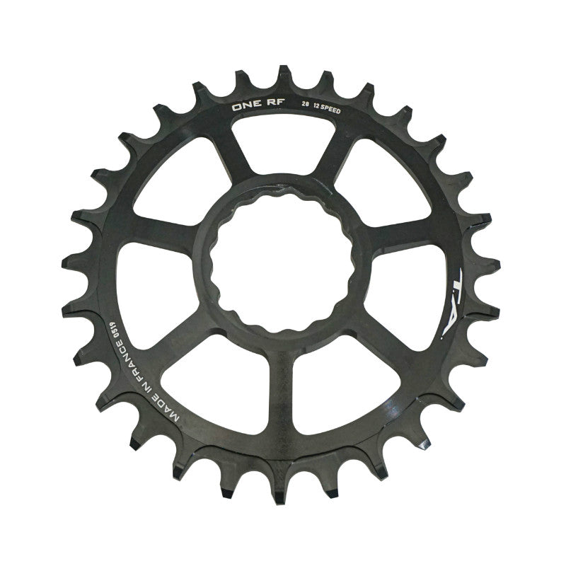 Plateau VTT TA One RF Direct Mount noir 12 v – 28 dents