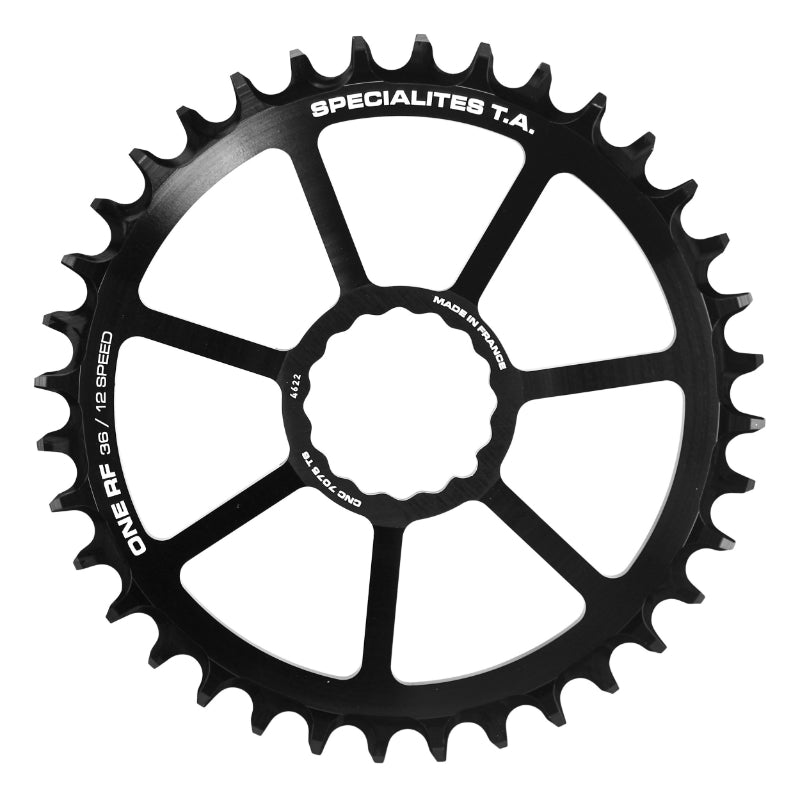 Plateau VTT TA One RF Direct Mount noir 12 v – 36 dents