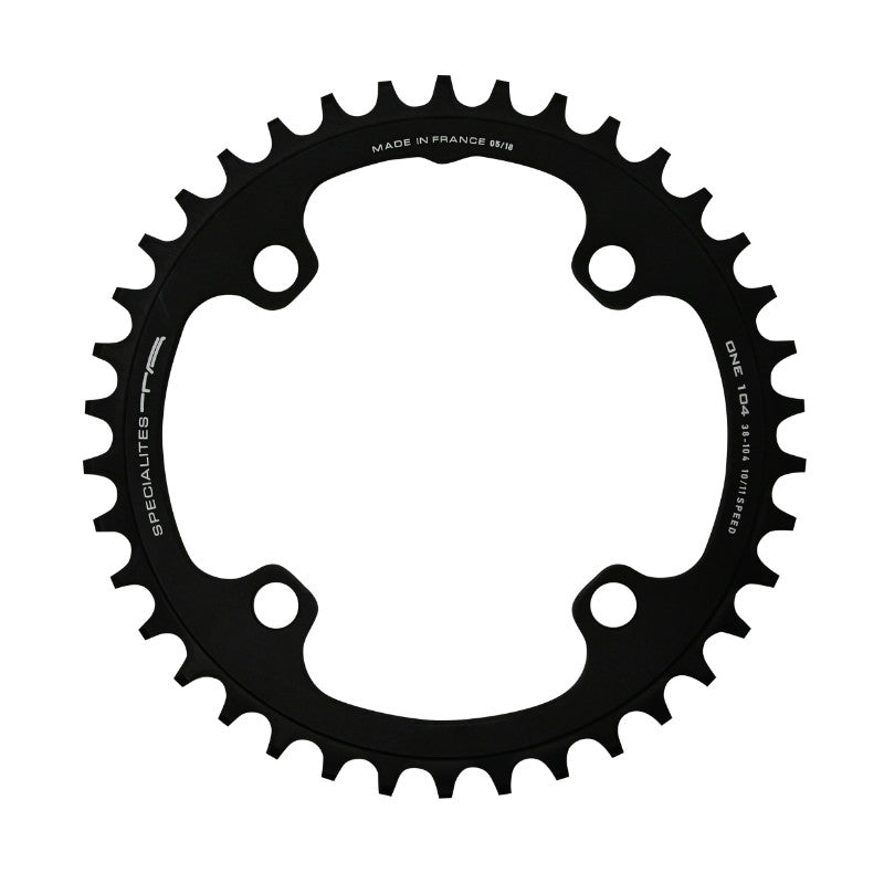 Plateau VTT TA One 4 br. 104 mm mono noir 10-11-12 v narrow wide – 34 dents