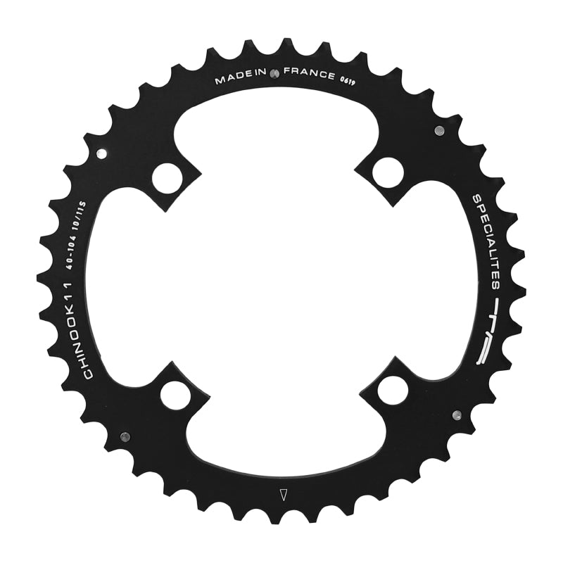 Plateau VTT TA Chinook 4 br. 104 mm extérieur triple noir 10-11 v – 40 dents
