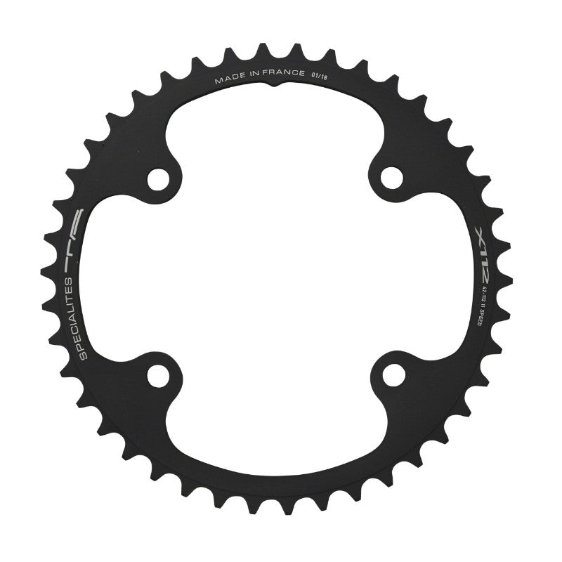 Plateau route TA 4 br. 112 mm pour Campagnolo intérieur gris 11 v – 34 dents