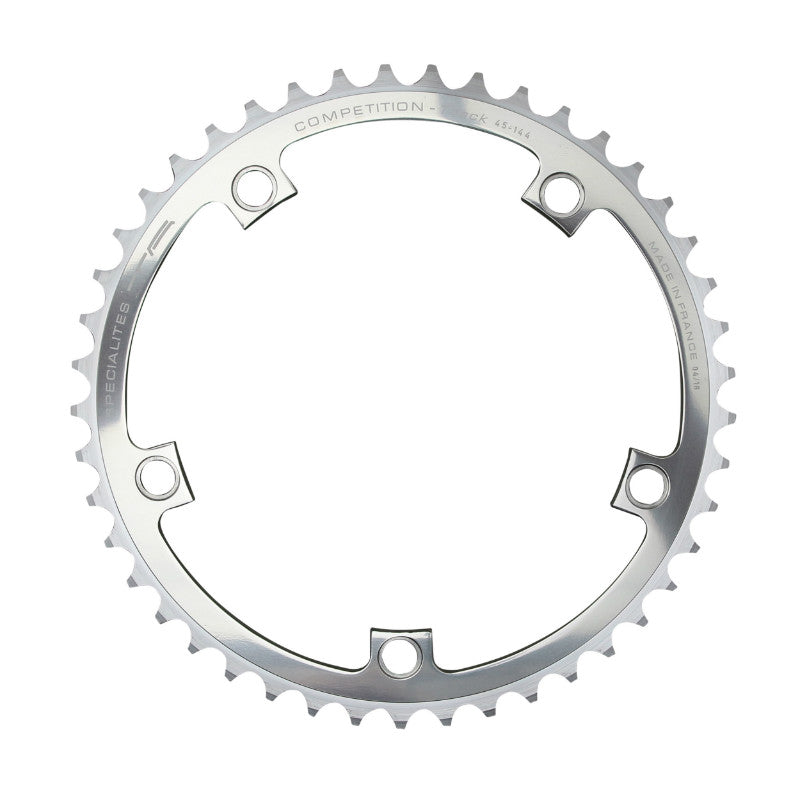 Plateau piste TA 5 br. 144 mm argent chaîne 1/8" – 51 dents