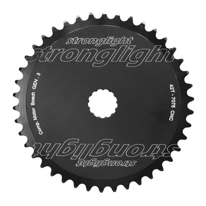 Plateau VAE Stronglight Direct Mount pour Bosch 3e gén. mono noir plein – 42 dents