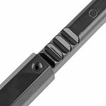 Béquille latérale Newton noire réglable 24" à 29" – fixation 2 vis 18 mm