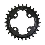Plateau VTT TA One 4 br. 64 mm pour Shimano-SRAM-FSA mono noir 10-11-12 v narrow wide – 28 dents