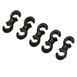 Attaches de gaine Fibrax noires (lot de 5)