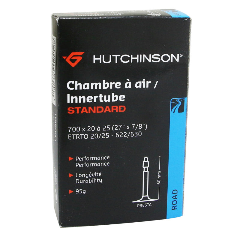 Chambre à air 700 x 20-25 Hutchinson valve Presta 60 mm