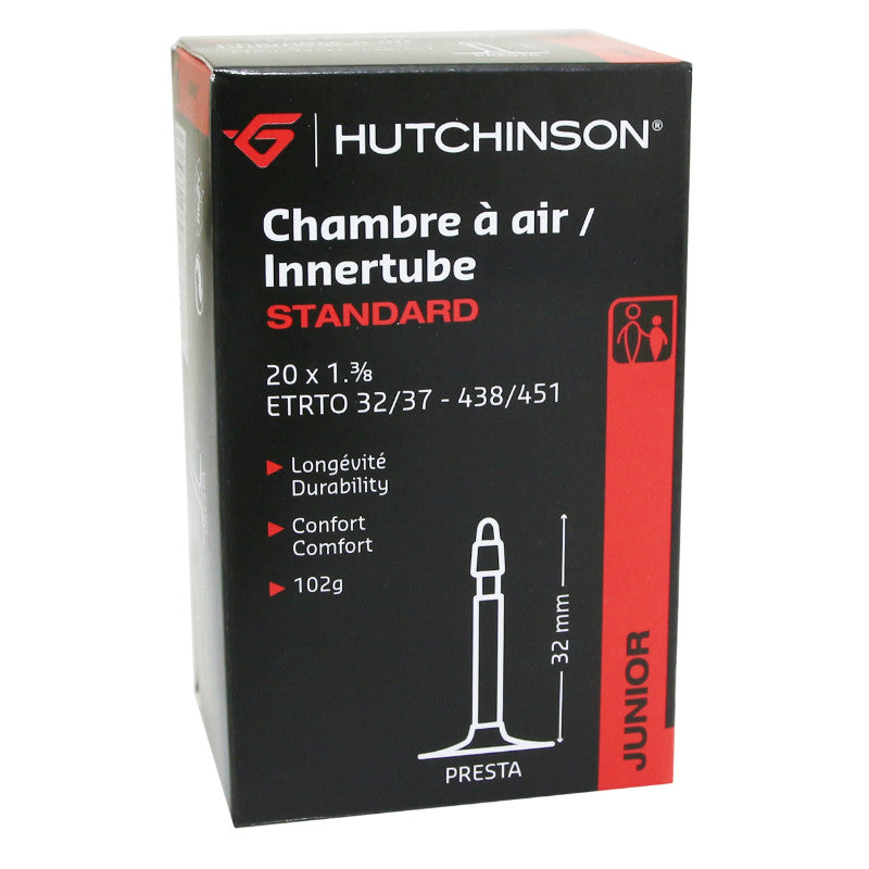 Chambre à air 20 x 1 3/8 Hutchinson valve Presta 32 mm