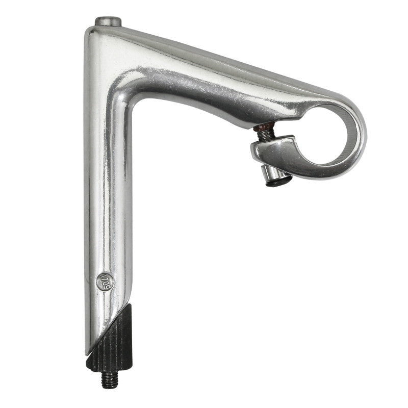 Potence route-fixie à plongeur Newton 22,2 mm – 100 mm – Argent