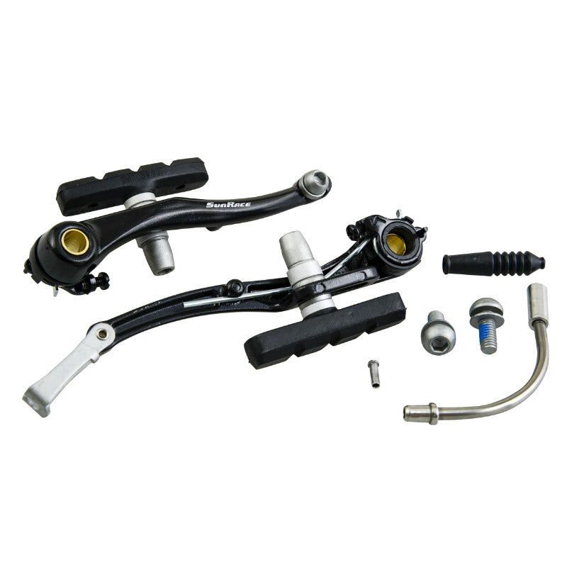 Étrier de frein V-Brake Sunrace alu noir 110 mm – Avant – coude 90°