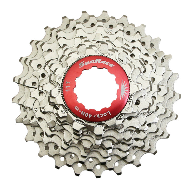 Cassette route-gravel Sunrace RX1 11 vitesses argent compatible Shimano – 11-25