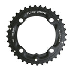 Plateau VTT Sunrace 104 mm 36 dents milieu-extérieur triple noir