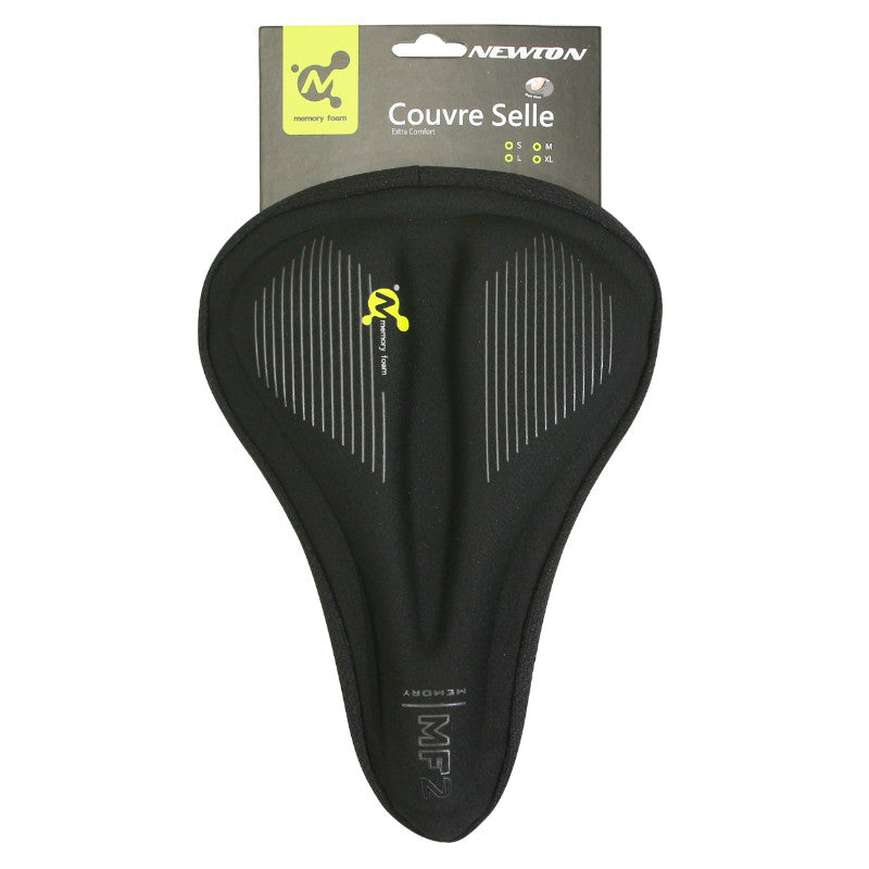 Couvre-selle Newton gel à mémoire de forme noir – 270 x 195 mm