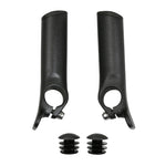 Embouts de cintre Newton avec repose-mains noir mat (paire)