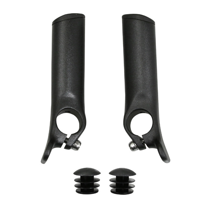 Embouts de cintre Newton avec repose-mains noir mat (paire)