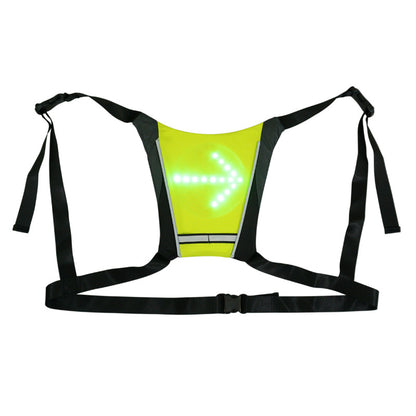 Gilet de sécurité à LED avec clignotants et télécommande, rechargeable USB