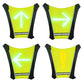 Gilet de sécurité à LED avec clignotants et télécommande, rechargeable USB – vue 8