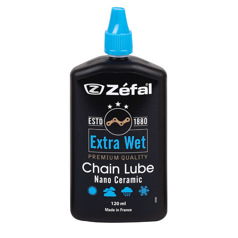 Lubrifiant chaîne Zefal Extra Wet toutes conditions – 120 ml