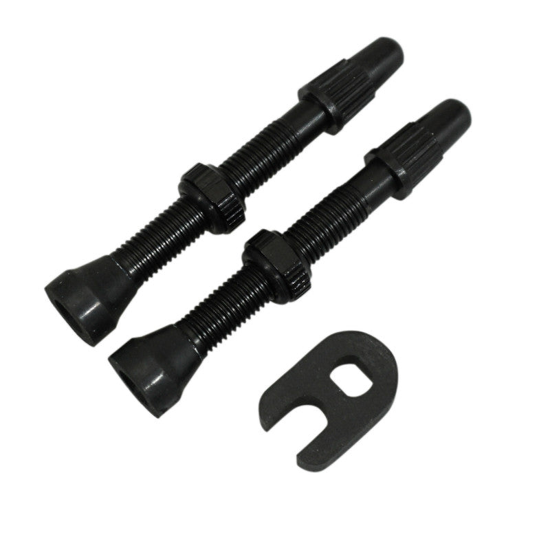Valves tubeless Presta Hutchinson obus démontable (paire) – 44 mm
