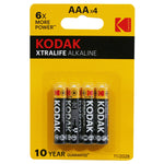 Piles AAA LR03 Kodak Xtralife (lot de 4)