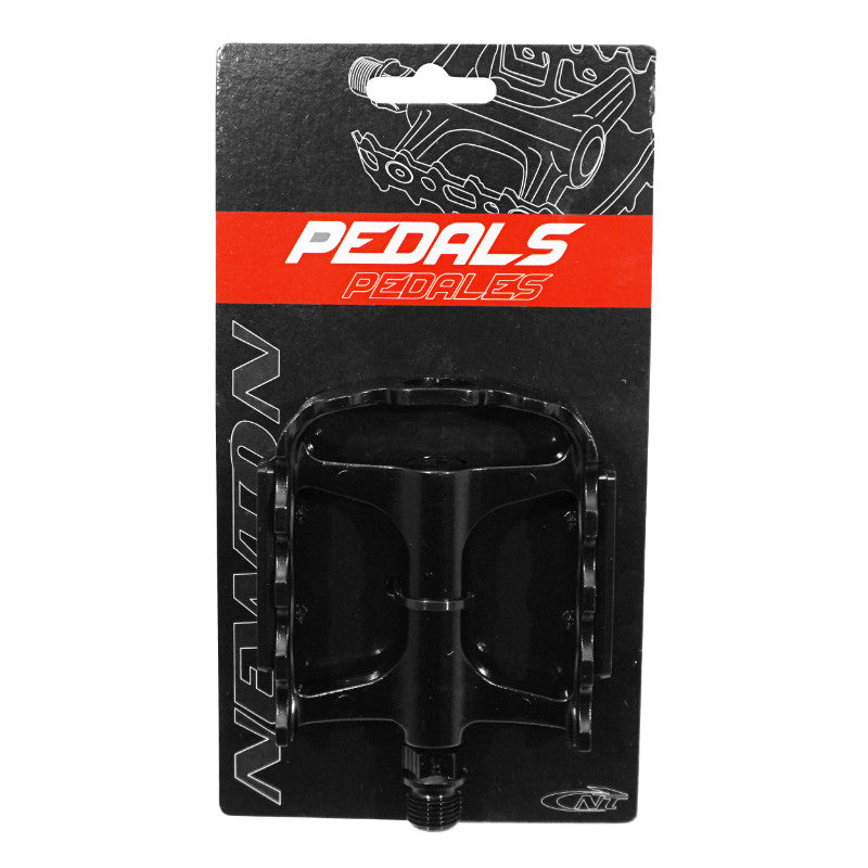 Pédales city-VTT Premium Newton alu noir 9/16" à roulements (paire) – vue 2