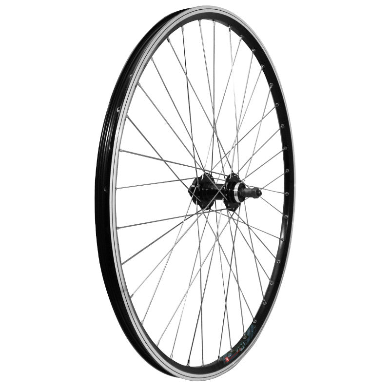Roue arrière VTT 29" P2R disque 6 trous noire roue libre