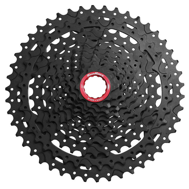 Cassette Sunrace MX9 11 vitesses 10-46 VTT corps SRAM XD argent avec adaptateur