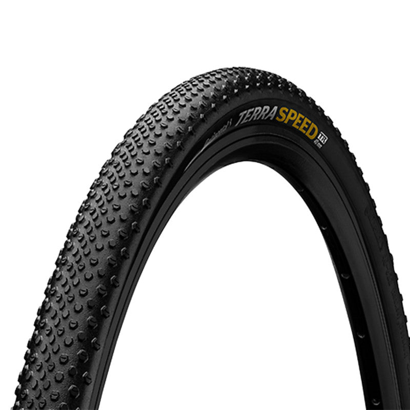 Pneu gravel Continental Terra Speed noir tringle souple tubeless ready – 700 x 35 (35-622)