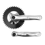 Pédalier city P2R alu 170 mm plateau 38 dents compatible Leader Fox
