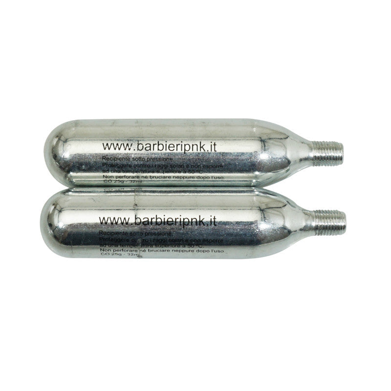 Cartouches CO2 filetées P2R 25 g – Lot de 2