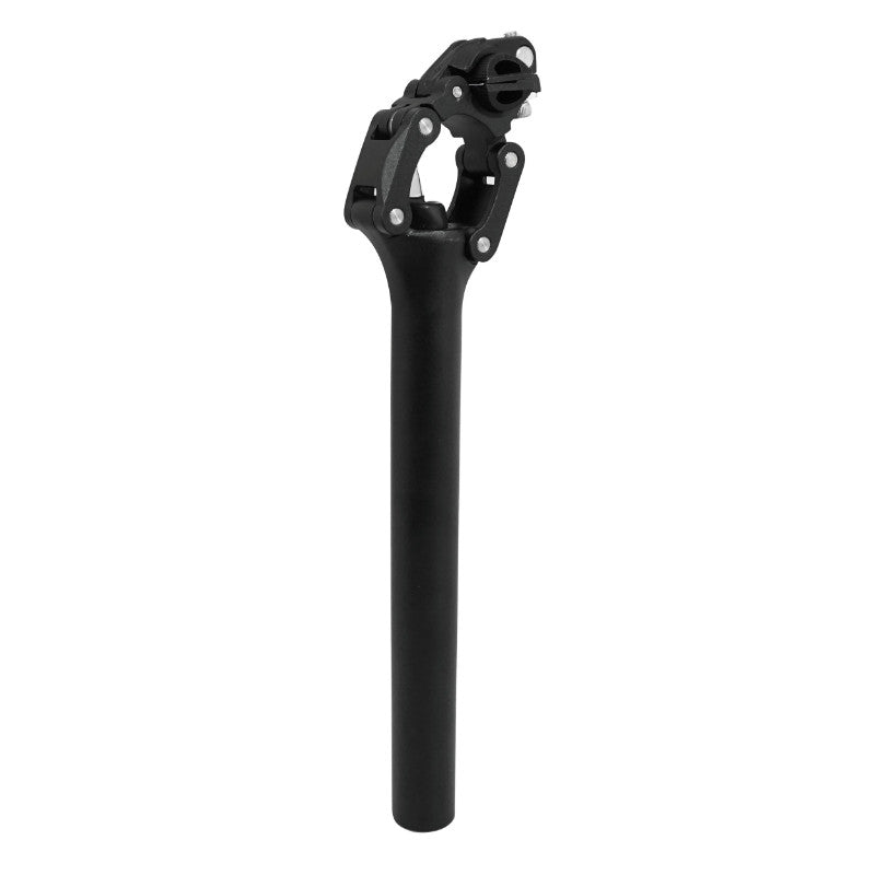 Tige de selle city suspendue à parallélogramme Newton noire 350 mm – 31,6 mm