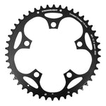 Plateau route Stronglight 5 branches 110 mm type Shimano extérieur noir Dural 10-9 v – 46 dents