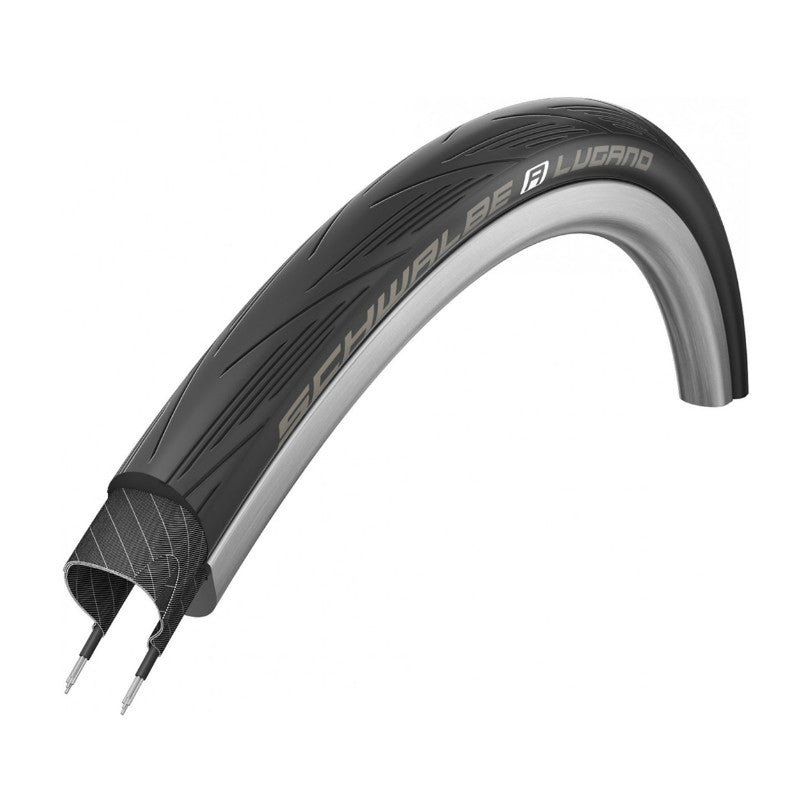 Pneu route Schwalbe Lugano II Endurance noir tringle rigide – 700 x 25 (25-622)