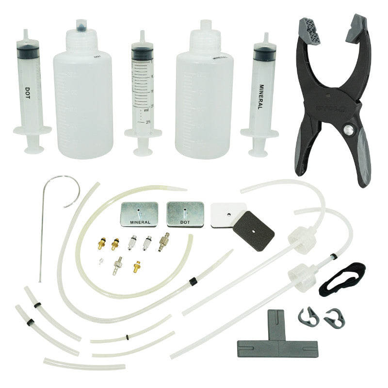 Kit de purge frein à disque hydraulique huile minérale et DOT