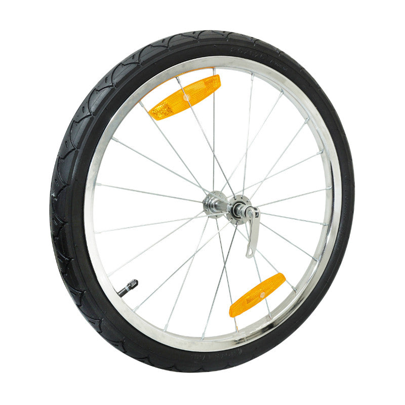 Roue de remorque 20" à rayons blocage avec pneu et chambre