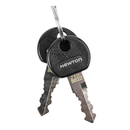 Antivol chaîne à clé Newton Ø 6 mm 75 cm noir