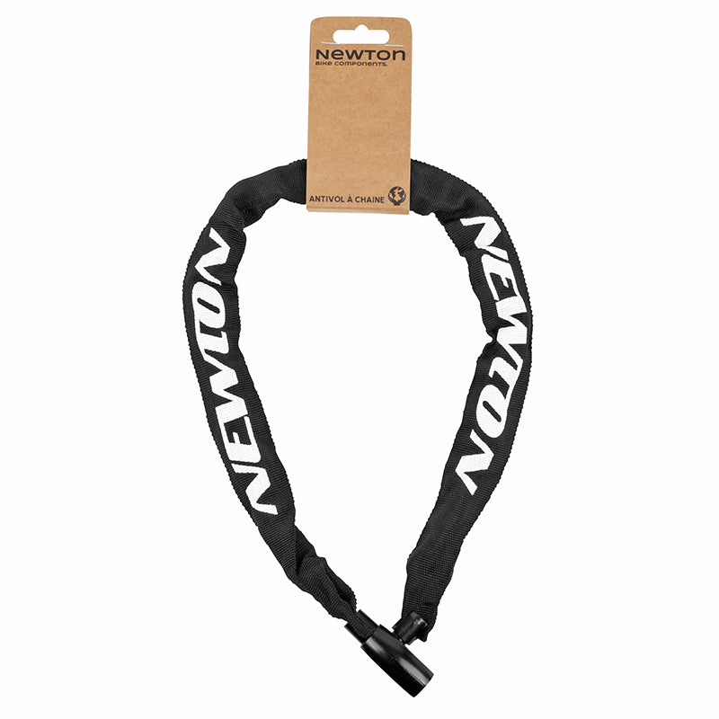 Antivol chaîne à clé Newton Ø 6 mm 75 cm noir – vue 2